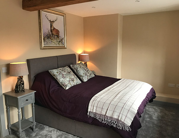 View of the master bedroom