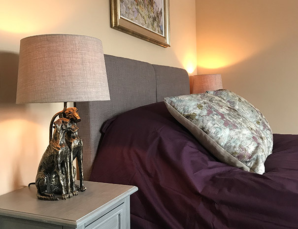 View of the master bedroom
